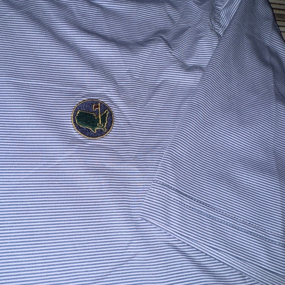 Masters 1934 Berckmans Place Polo Mens XXL Blue Striped Augusta National 2026